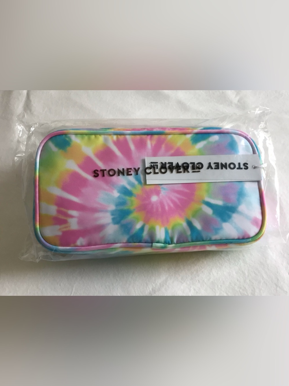 Stoney Clover Lane Classic Travel Small Pouch Pastel Tie Dye One SZ NWT